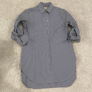 J.Crew button down tunic striped dress shirt